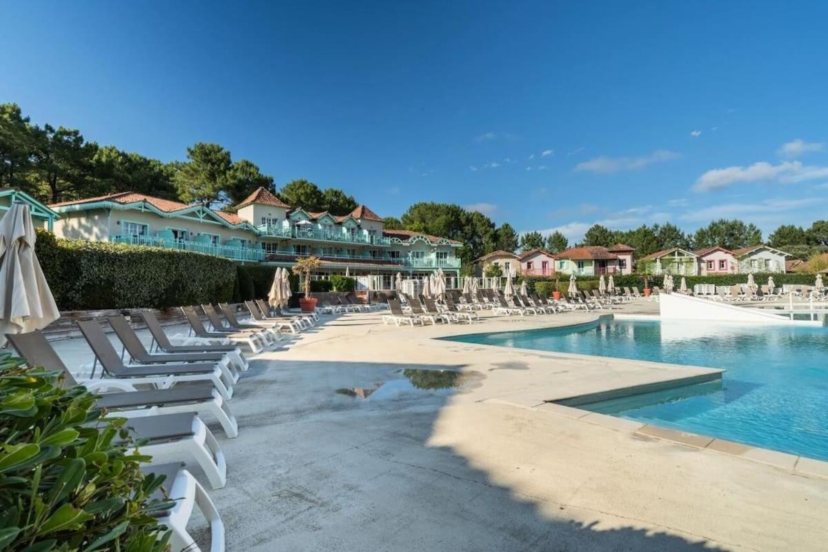 Maison Sur Golf Avec Piscine Chauffee A Lacanau Ocean Εξωτερικό φωτογραφία